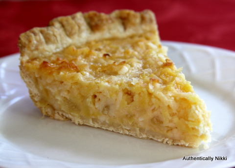 Pineapple Coconut Pie